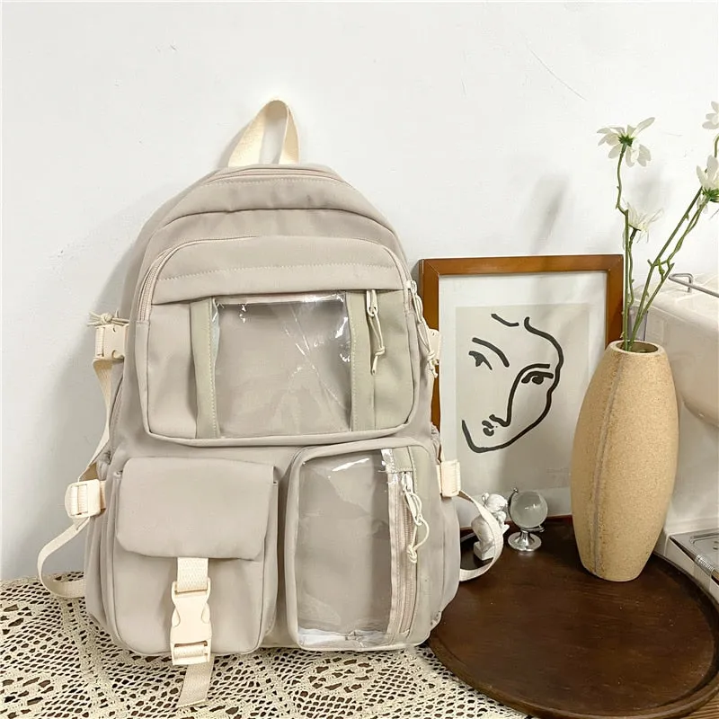 Large Functional Waterproof Kawaii Backpack