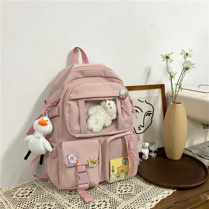 Large Functional Waterproof Kawaii Backpack