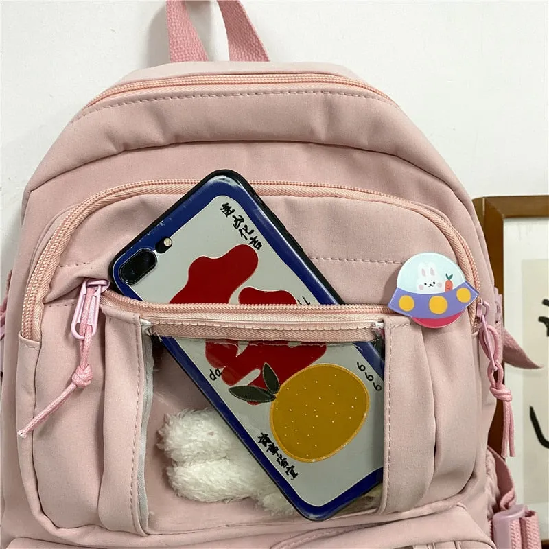 Large Functional Waterproof Kawaii Backpack