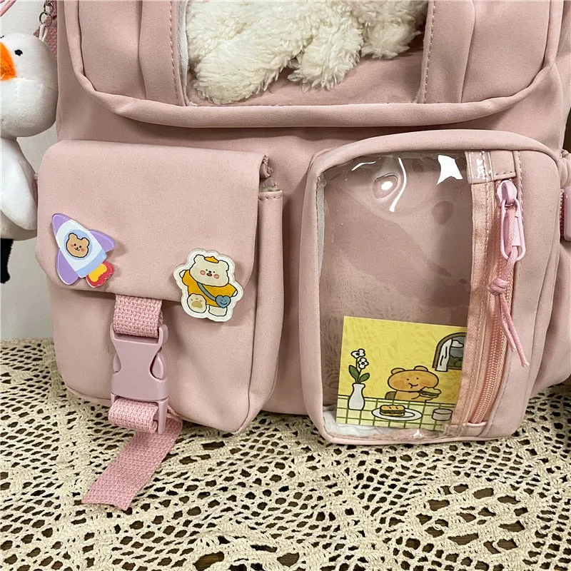 Large Functional Waterproof Kawaii Backpack