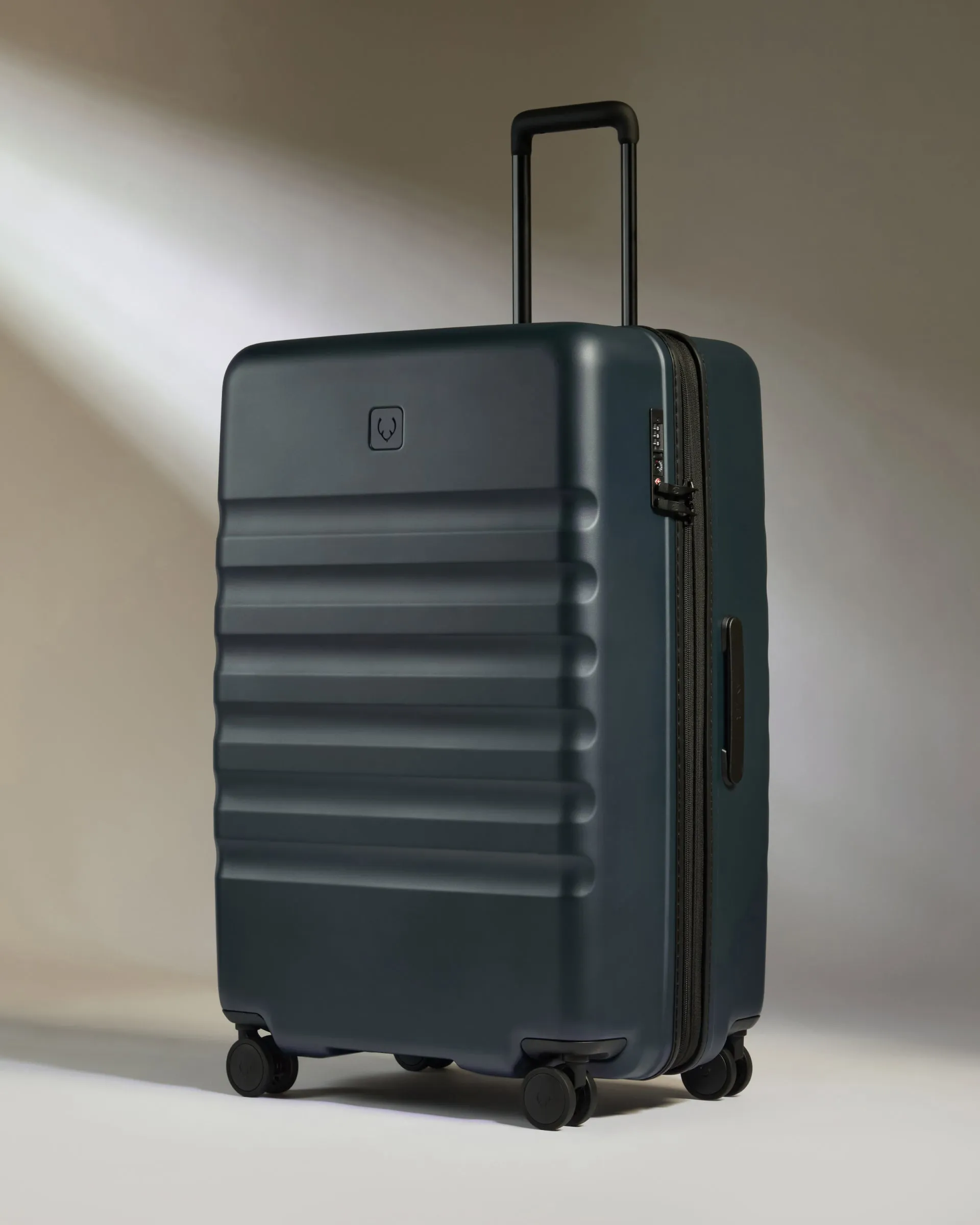 Large Suitcase in Indigo Blue - Icon Stripe