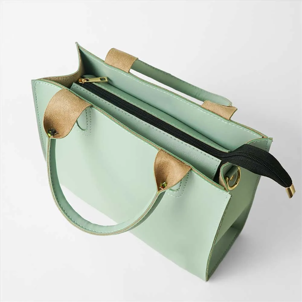 Light Green Ladies Tote bag  563