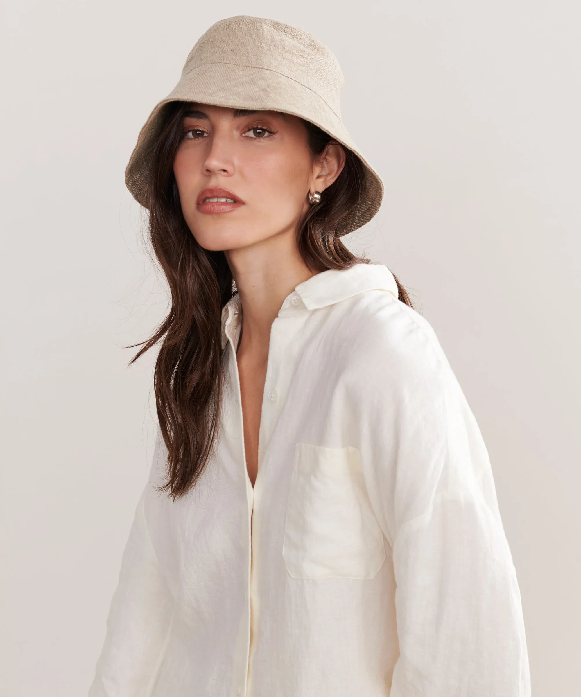 Linen Bucket Hat