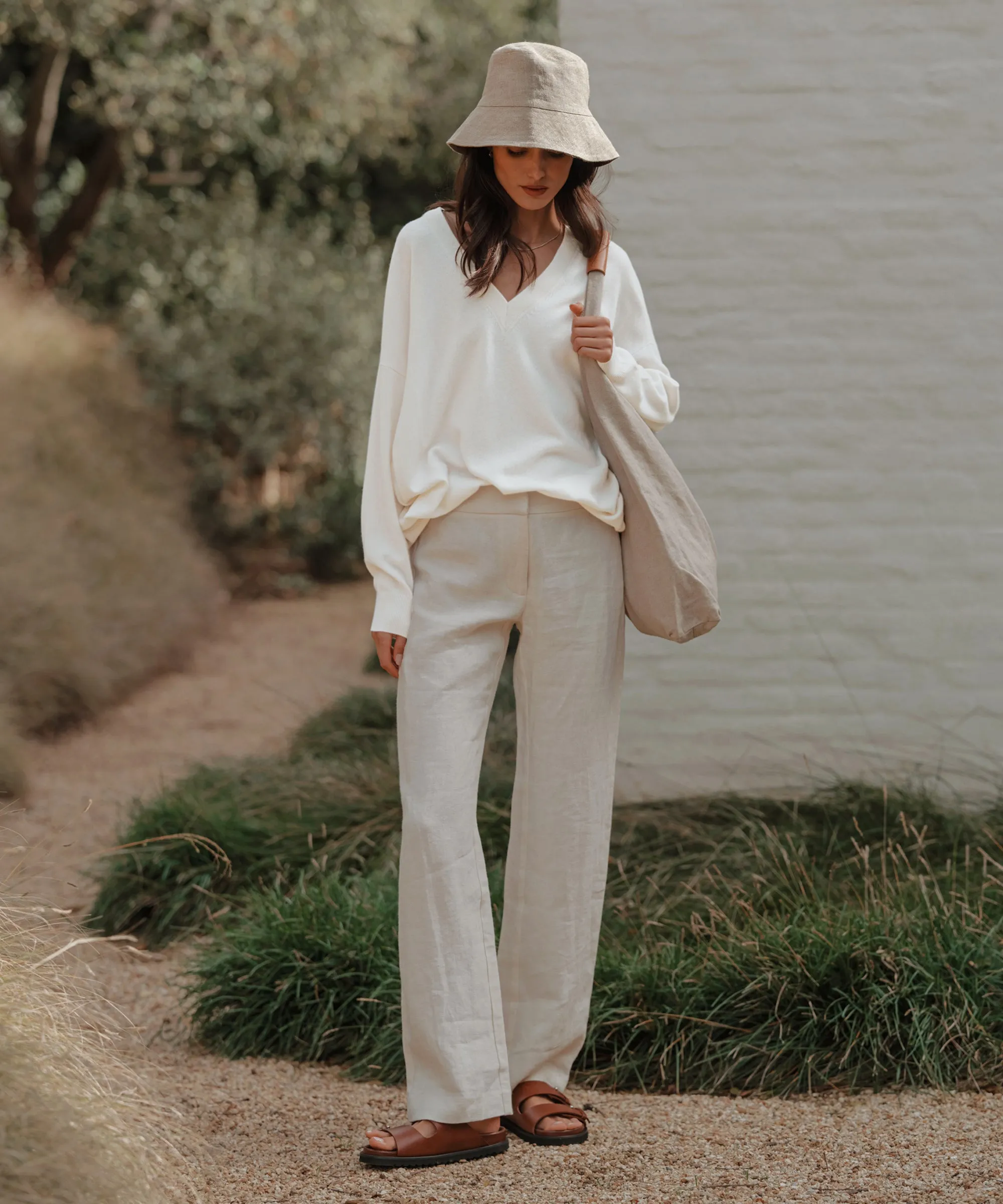 Linen Bucket Hat