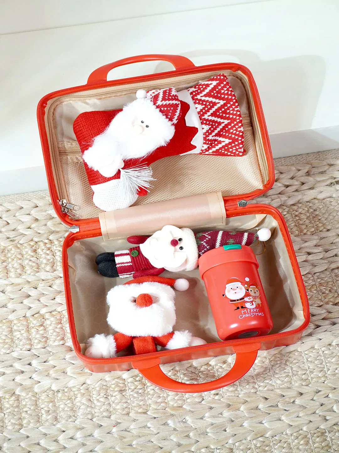 Little Surprise Box Christmas Suitcase Gift Hamper set for secret Santa and Christmas Gifting