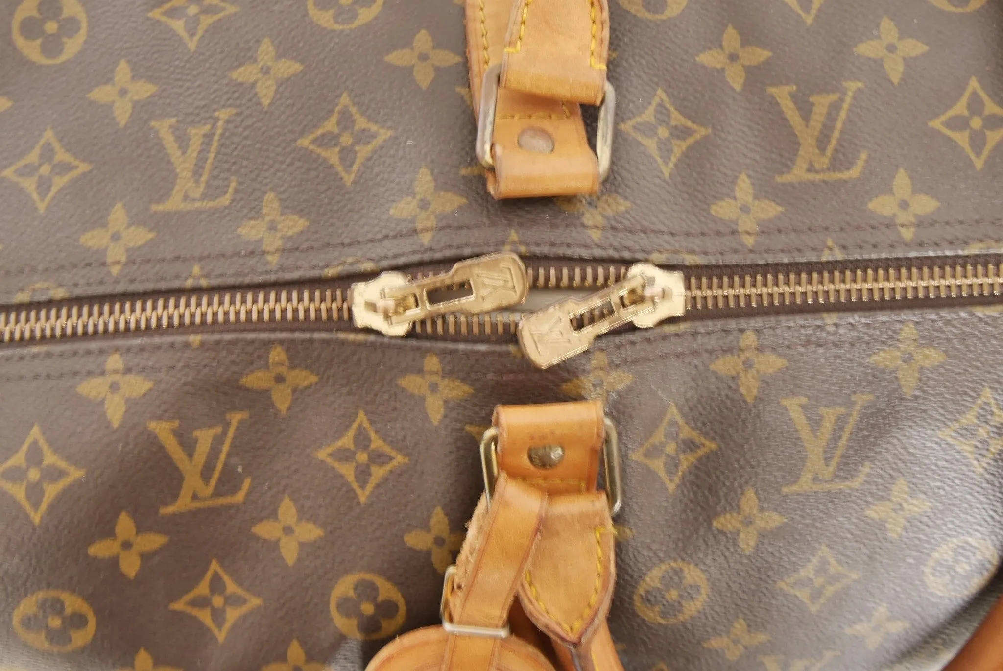 Louis Vuitton monogram canvas duffle weekender bag large