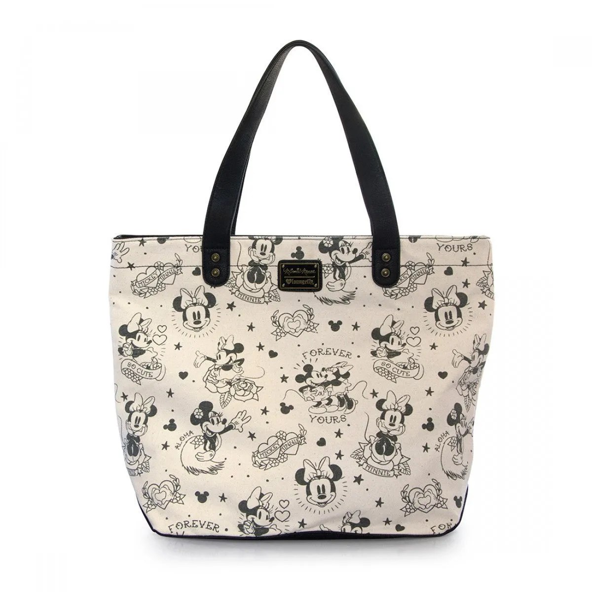 Loungefly Disney Minnie Mouse Tattoo Tote Bag