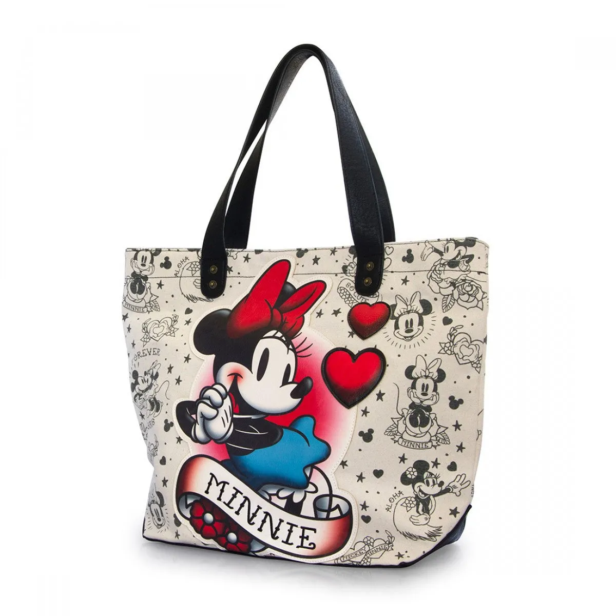 Loungefly Disney Minnie Mouse Tattoo Tote Bag