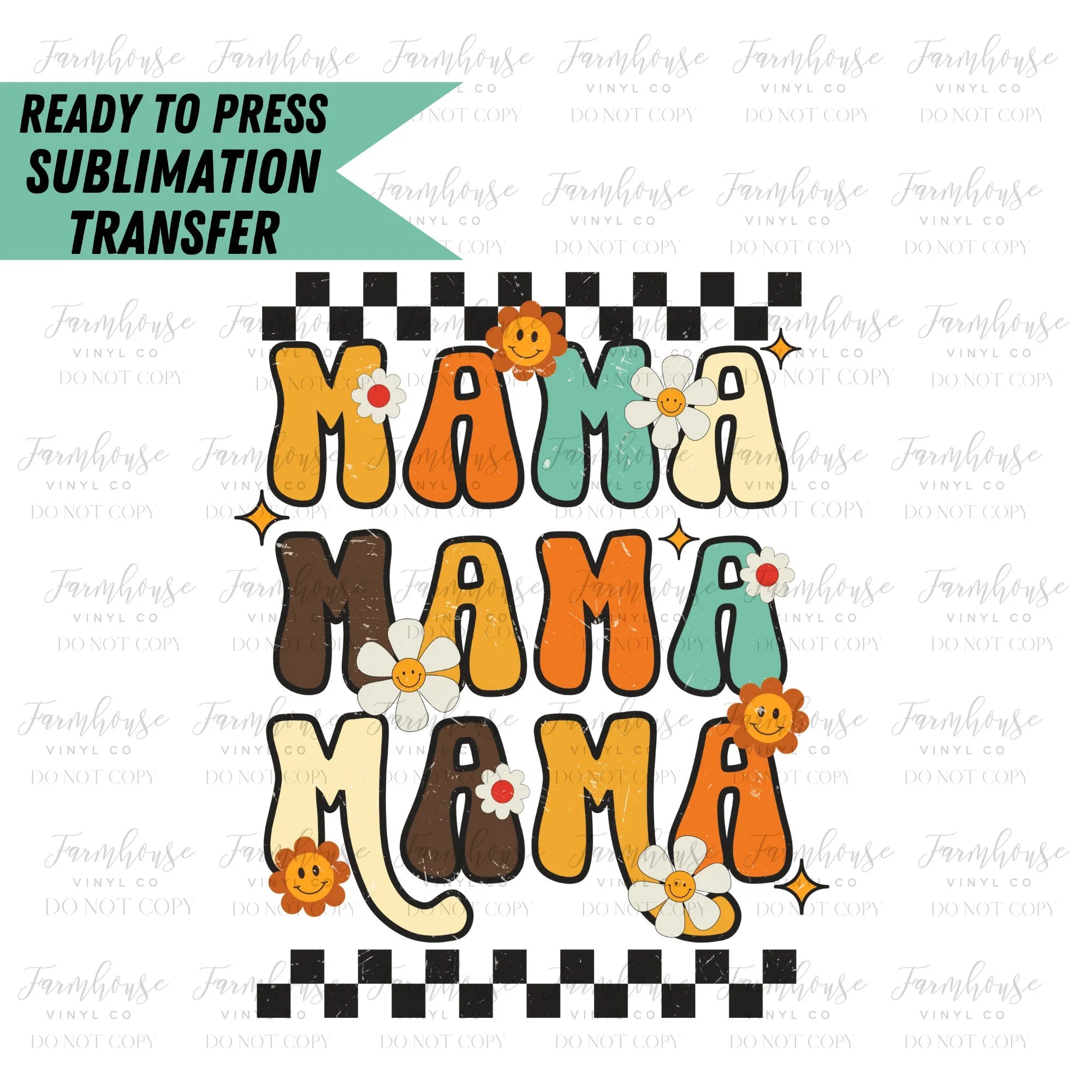 Mama Mini Fall Retro, Ready to Press Sublimation Transfer, Sublimation Transfers, Sublimation Prints, Mama Fall Pumpkin, Mini Pumpkin Patch