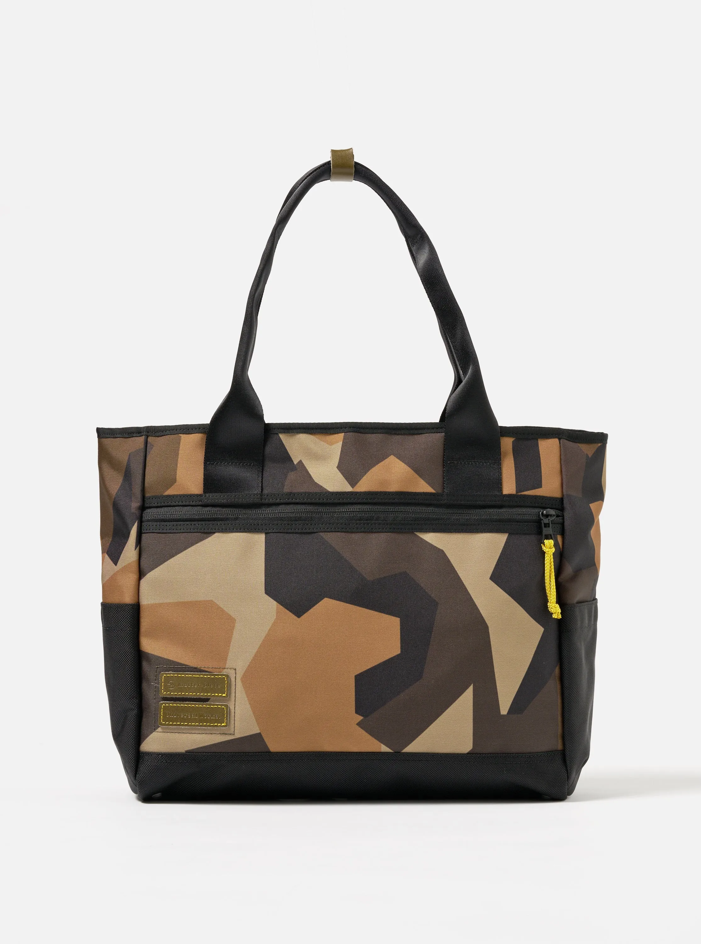 master-piece x Universal Works Tote Bag in Camo Recycled Tech Canvas