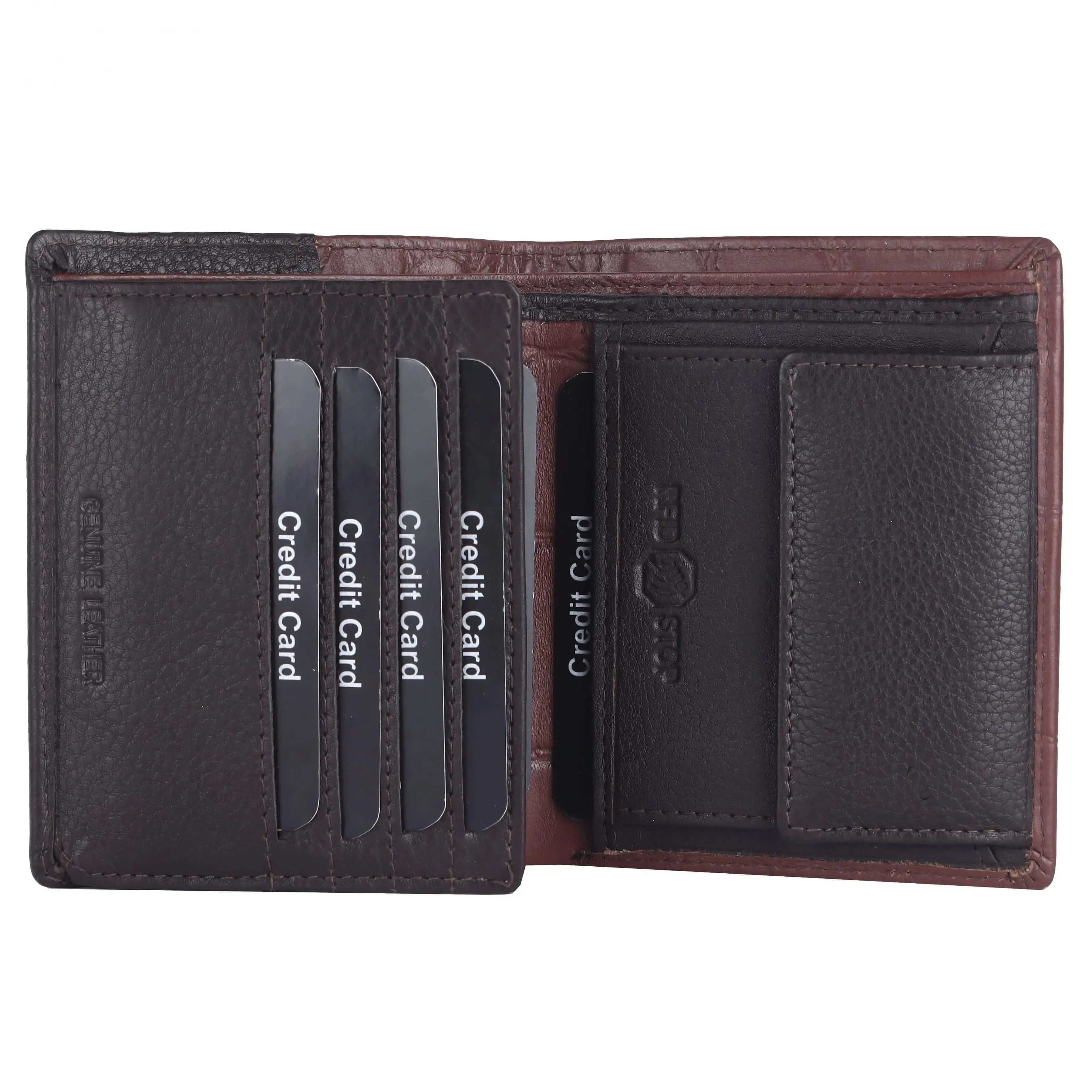 Men's Real Leather RFID Blocking Bifold Wallet | Secure and Stylish