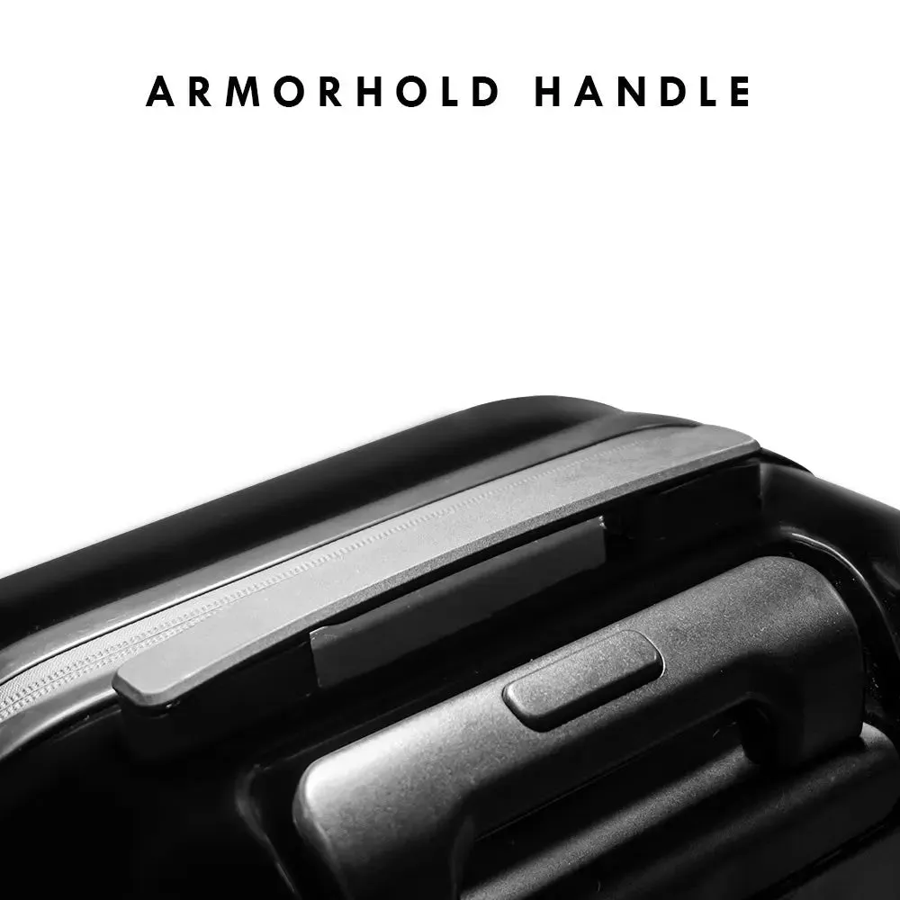 Midnight Black Terminal | Smart Suitcase | Fingerlock & Anti-Theft Luggage