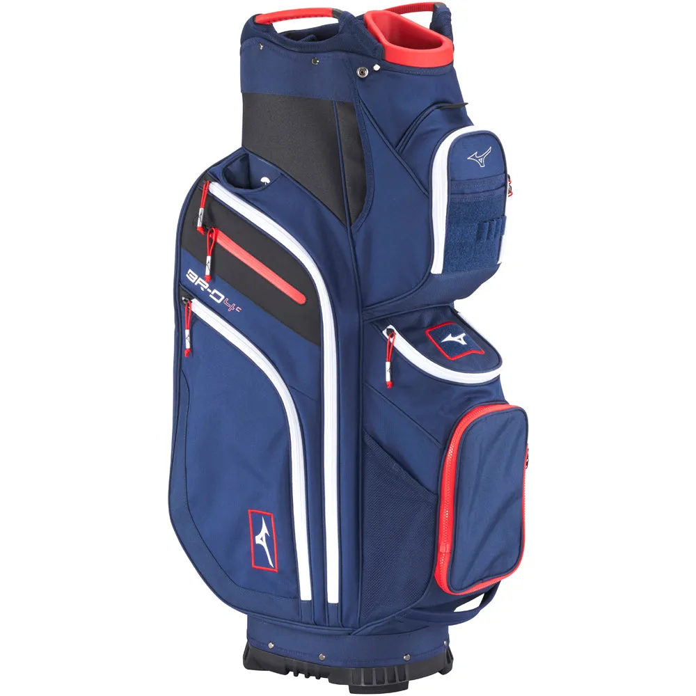 Mizuno BR-D4 Cart Bag - Navy/Red