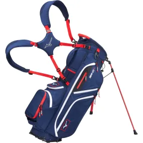 Mizuno BR-DX Stand Bag - Navy/Red