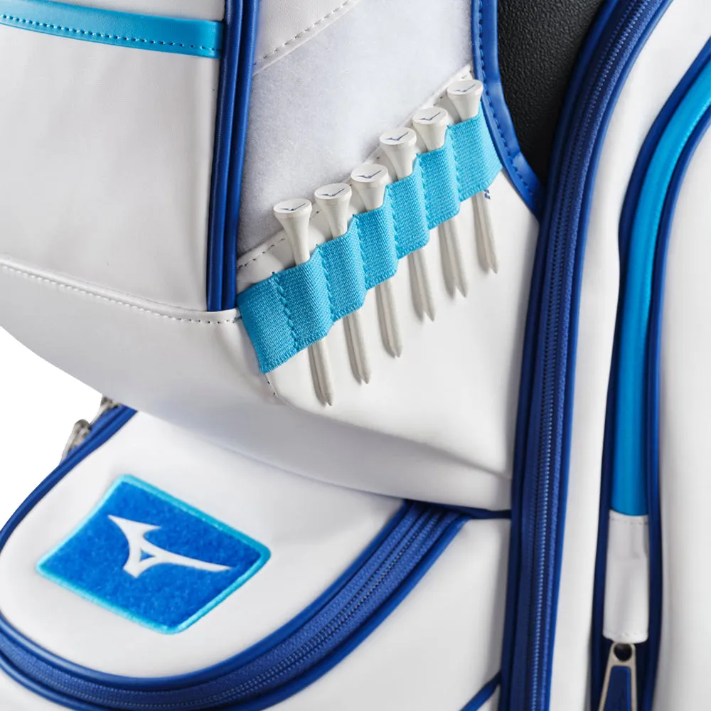 Mizuno Tour Cart Bag - White/Blue