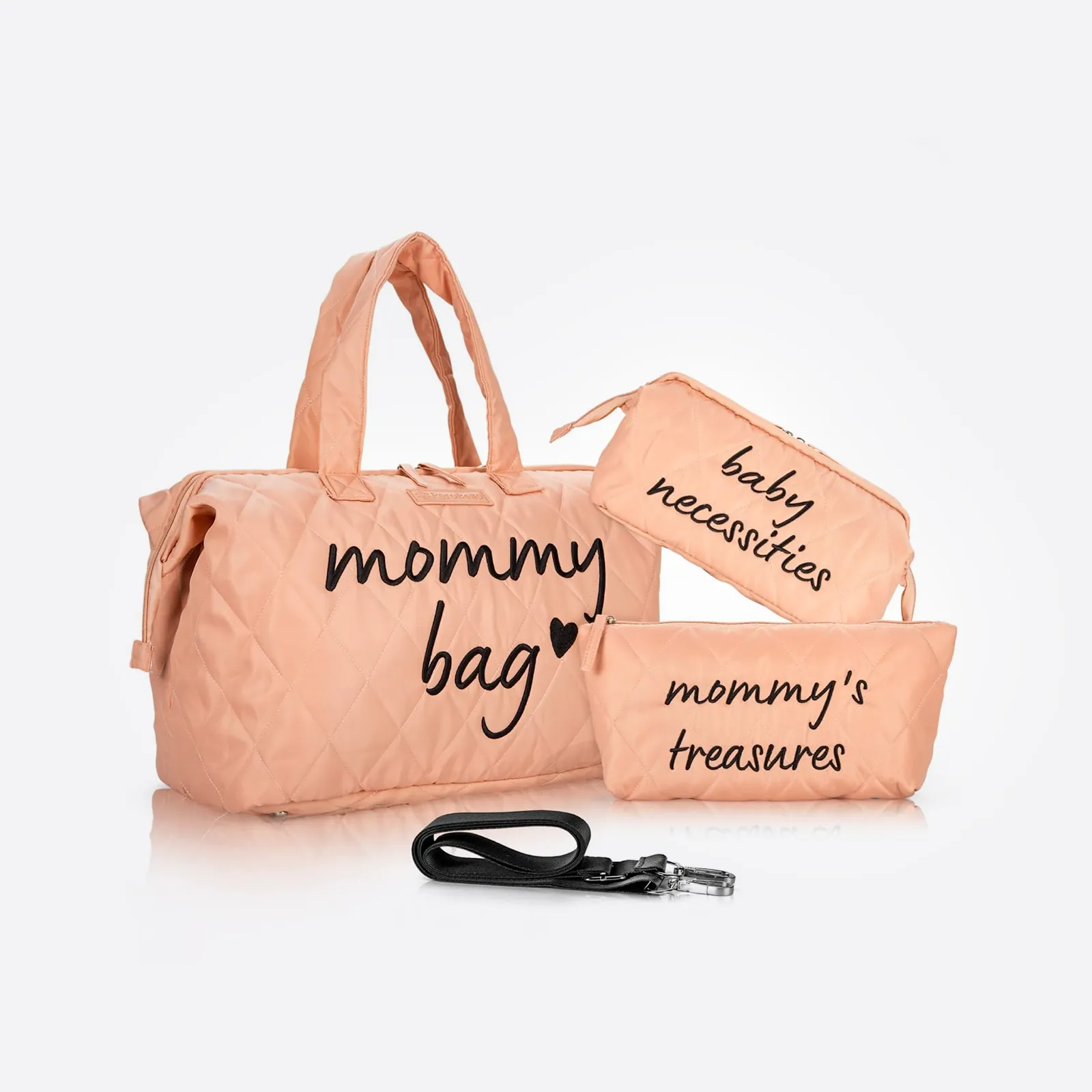 Mommy Bag for Hospital - Pink Handwritten