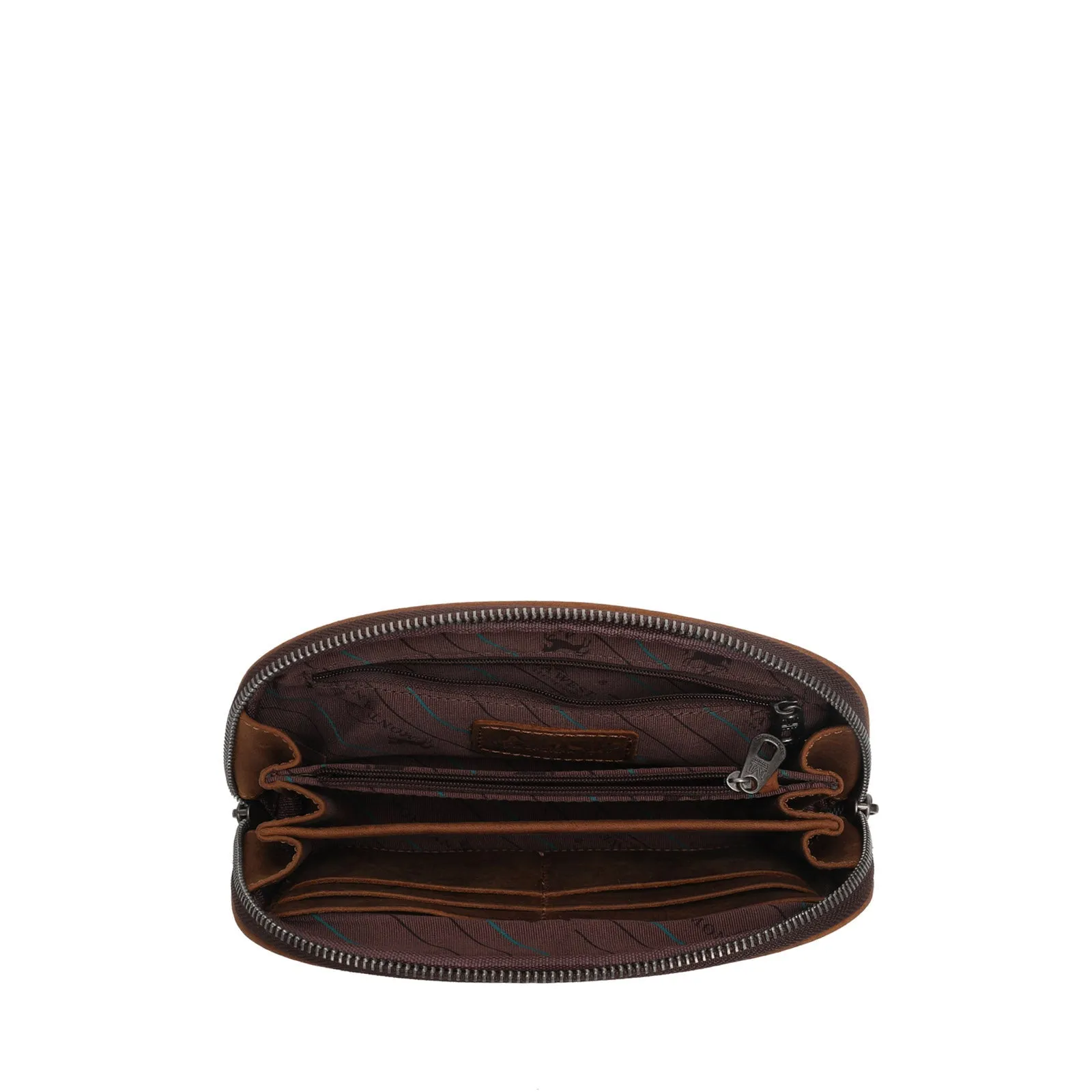 Montana West Genuine Leather Western Clutch Wallet