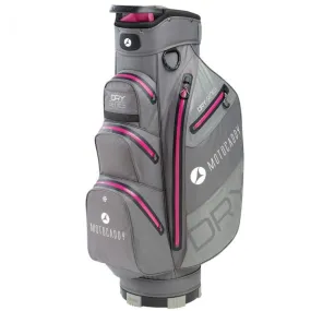 Motocaddy Dry Series Waterproof Cart Bag - Charcoal/Fuschia