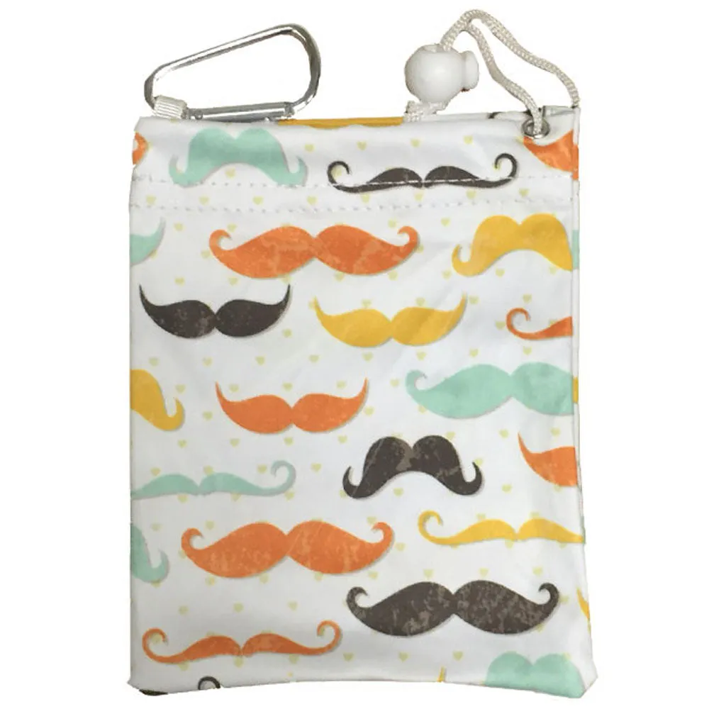 Mustache Golf Tee Bag