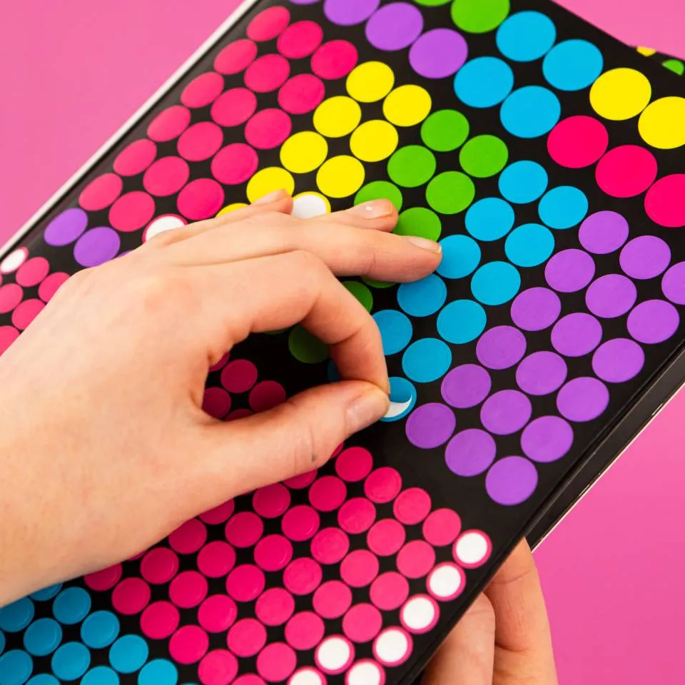 Neon Sticker Dots Activity Book: Magical World