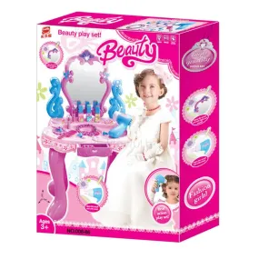 (Net) Princess Glamour Beauty Makeup Pretend Play Set - Your Little One's Dream Vanity