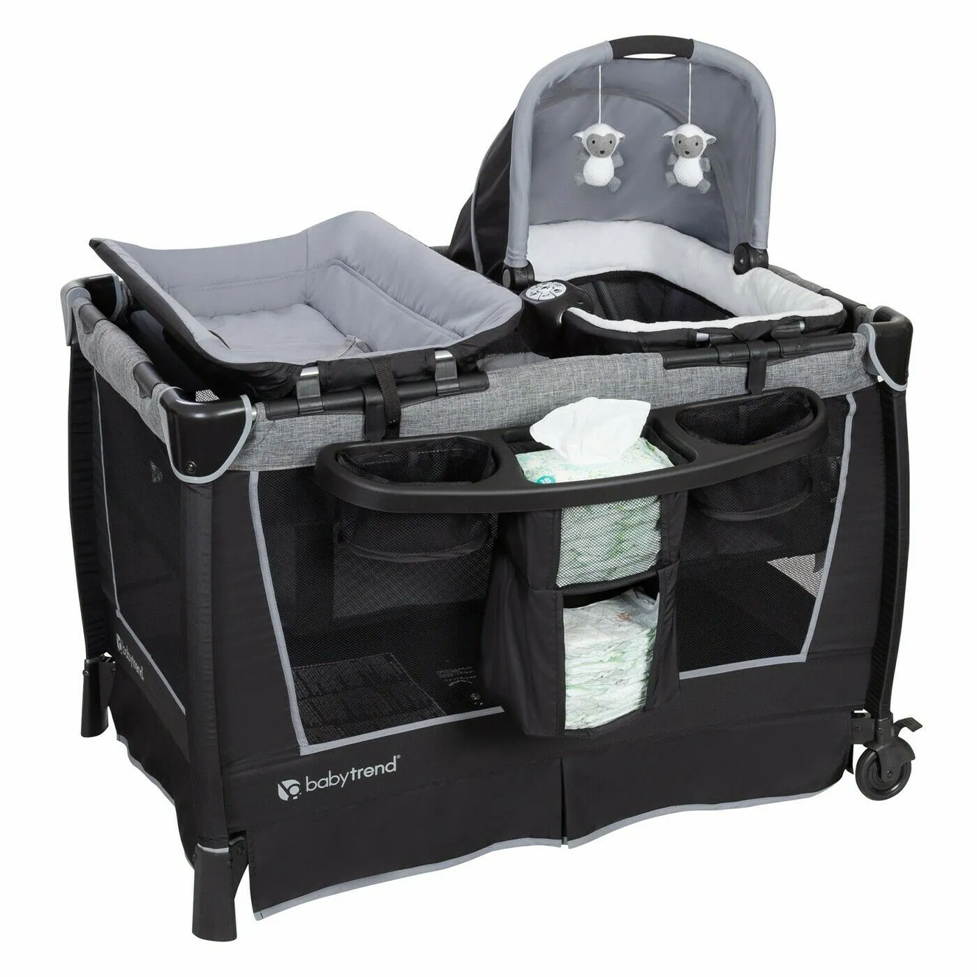 New Baby Jogger Stroller Travel System with Car Seat Playard Diaper Bag Backpack