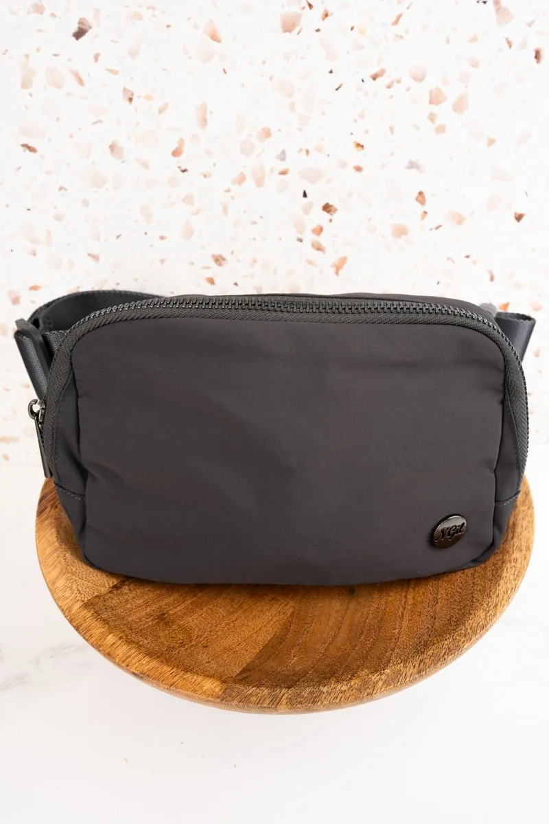 NGIL Gray Brooklyn Belt Bag