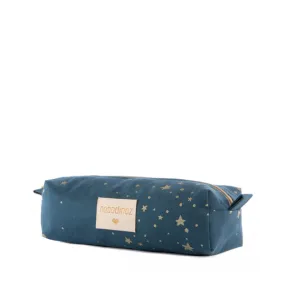 Nobodinoz Too Cool Pencil Case - Gold Stella / Night Blue