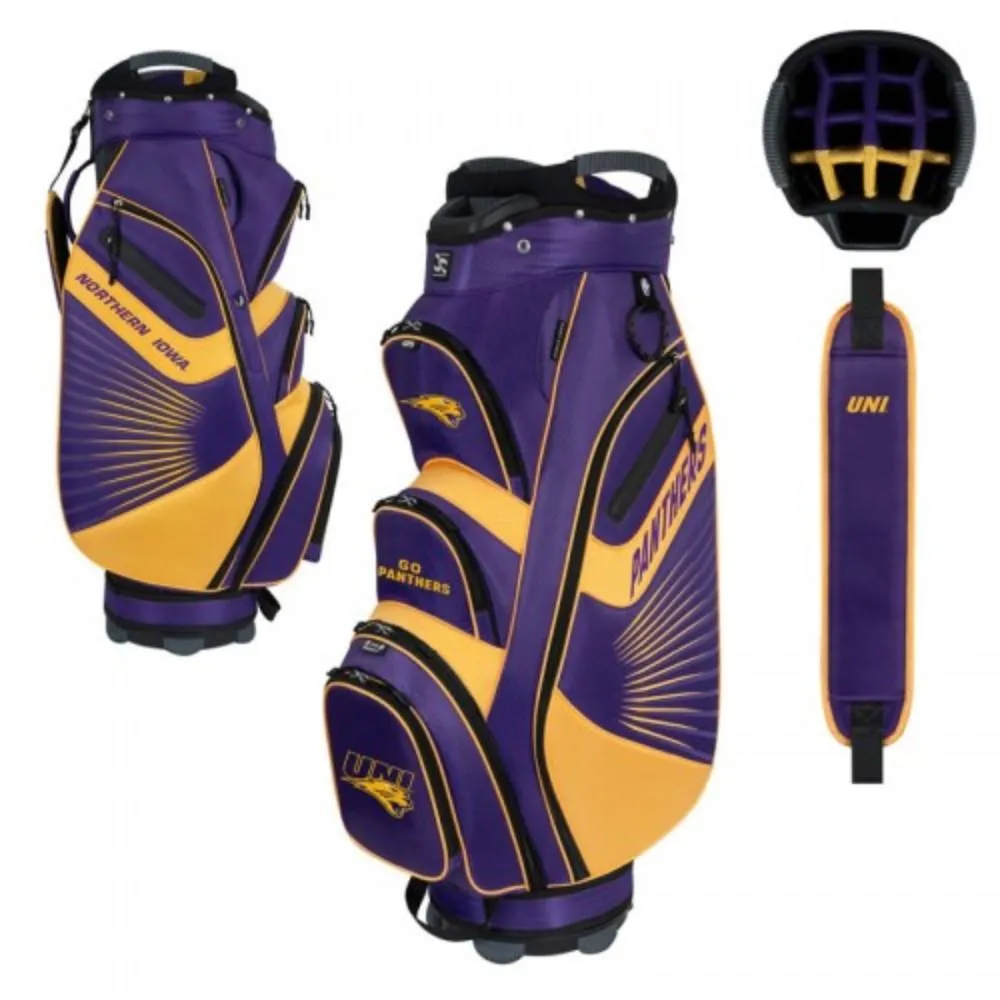 Northern Iowa Panthers WinCraft "The Bucket II" 14-Way Cooler Cart Golf Bag