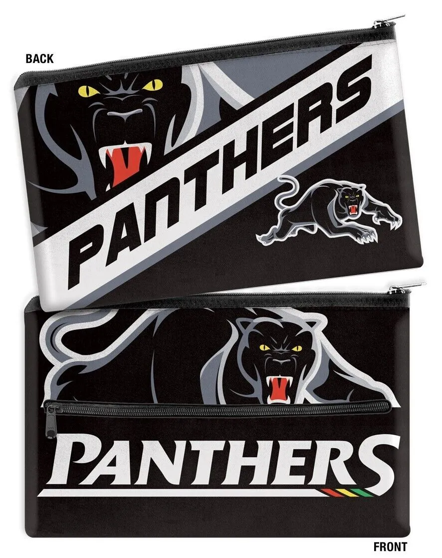 NRL Large Pencil Case - Penrith Panthers - Neoprene - 33cm x 21cm