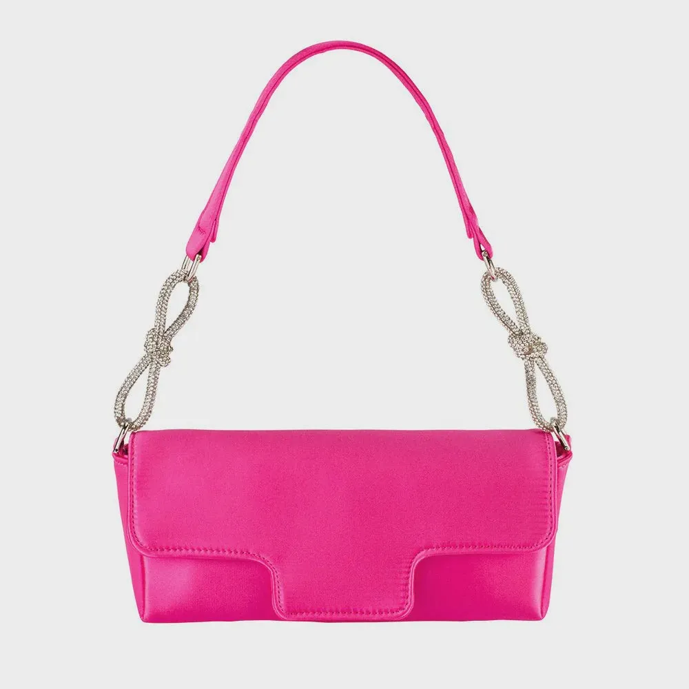 OB2113 CALISSA CRYSTAL BOW BAG