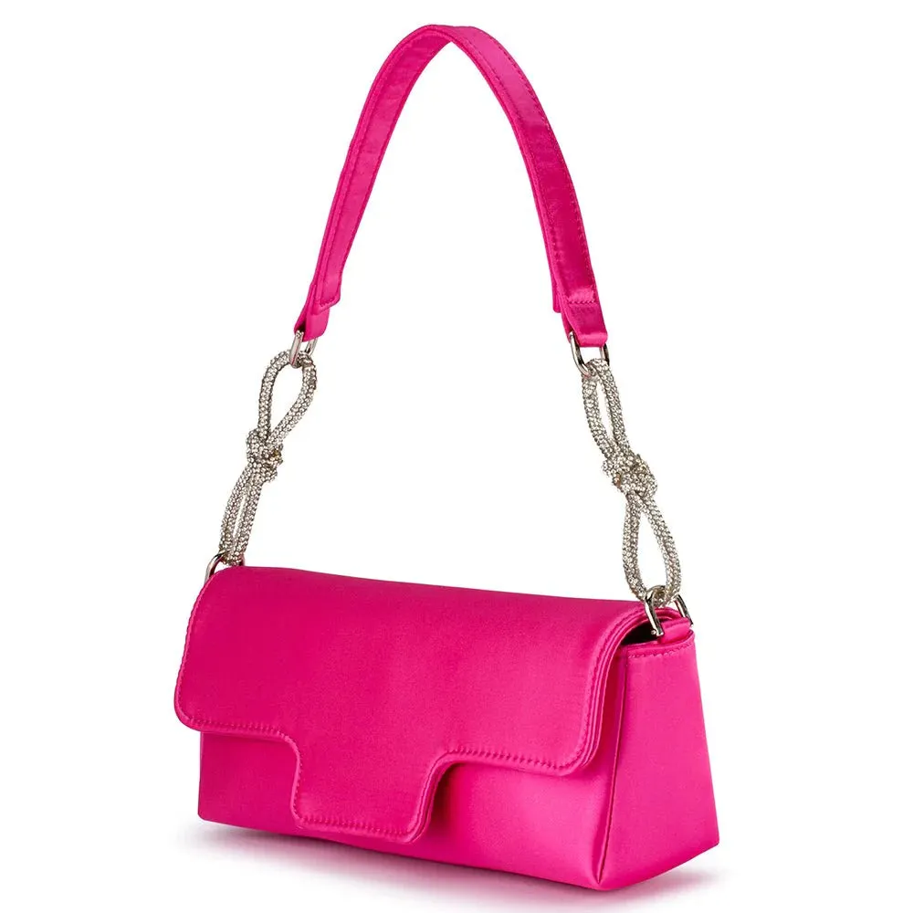 OB2113 CALISSA CRYSTAL BOW BAG