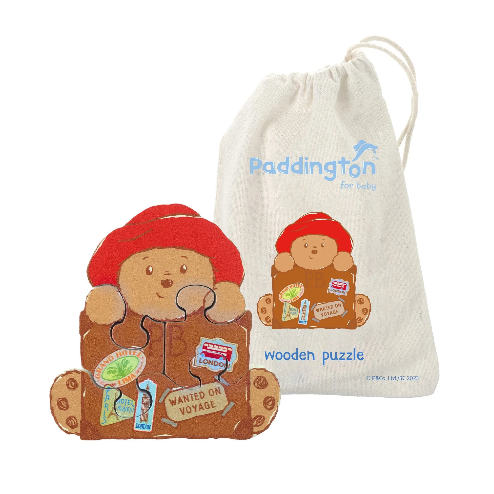 Paddington Wooden Puzzle Suitcase