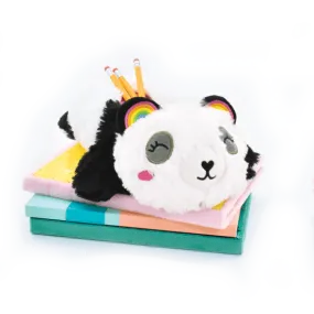 Panda Furry Pencil Case