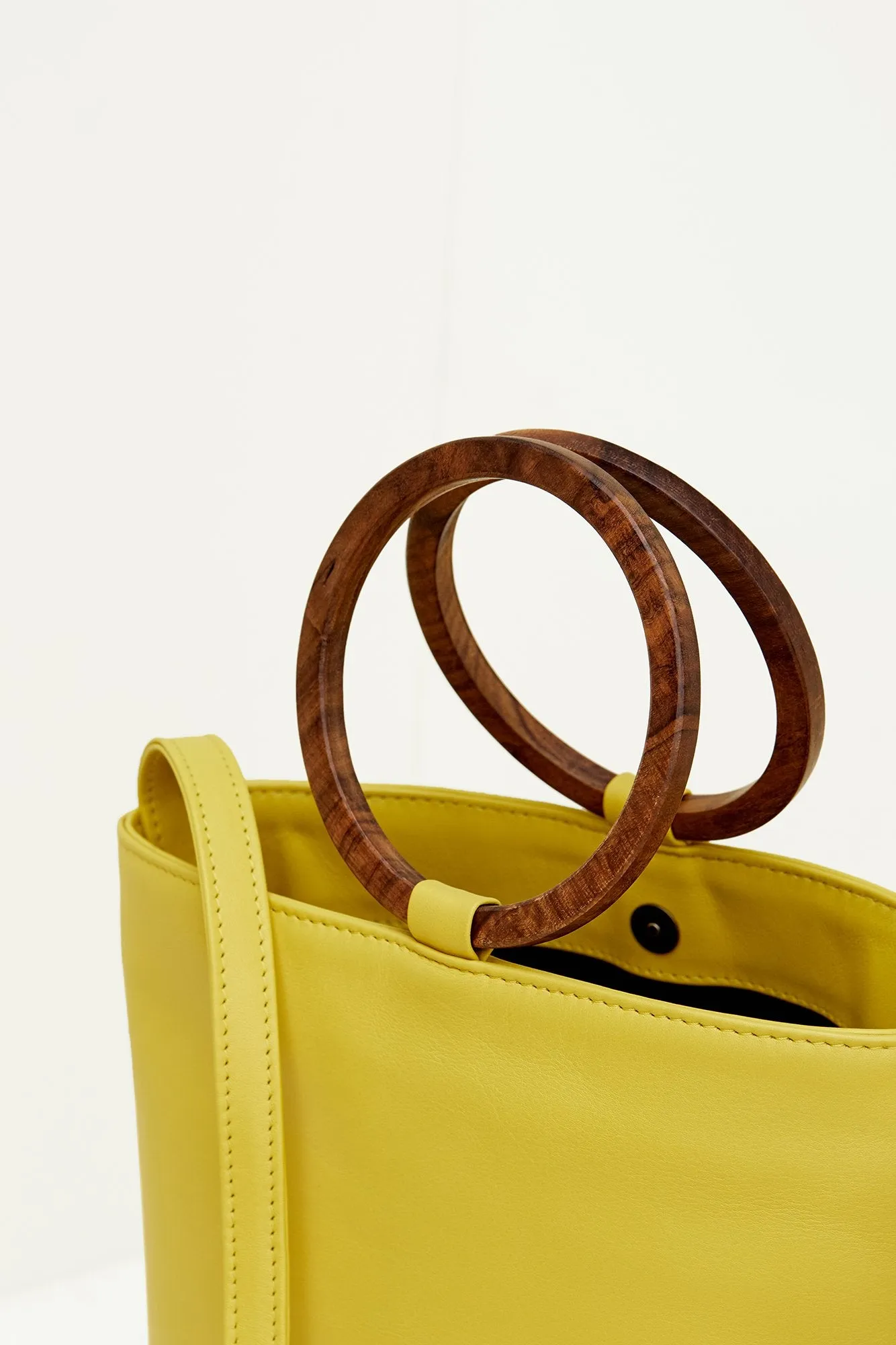 Payton James Wood Bucket Tote