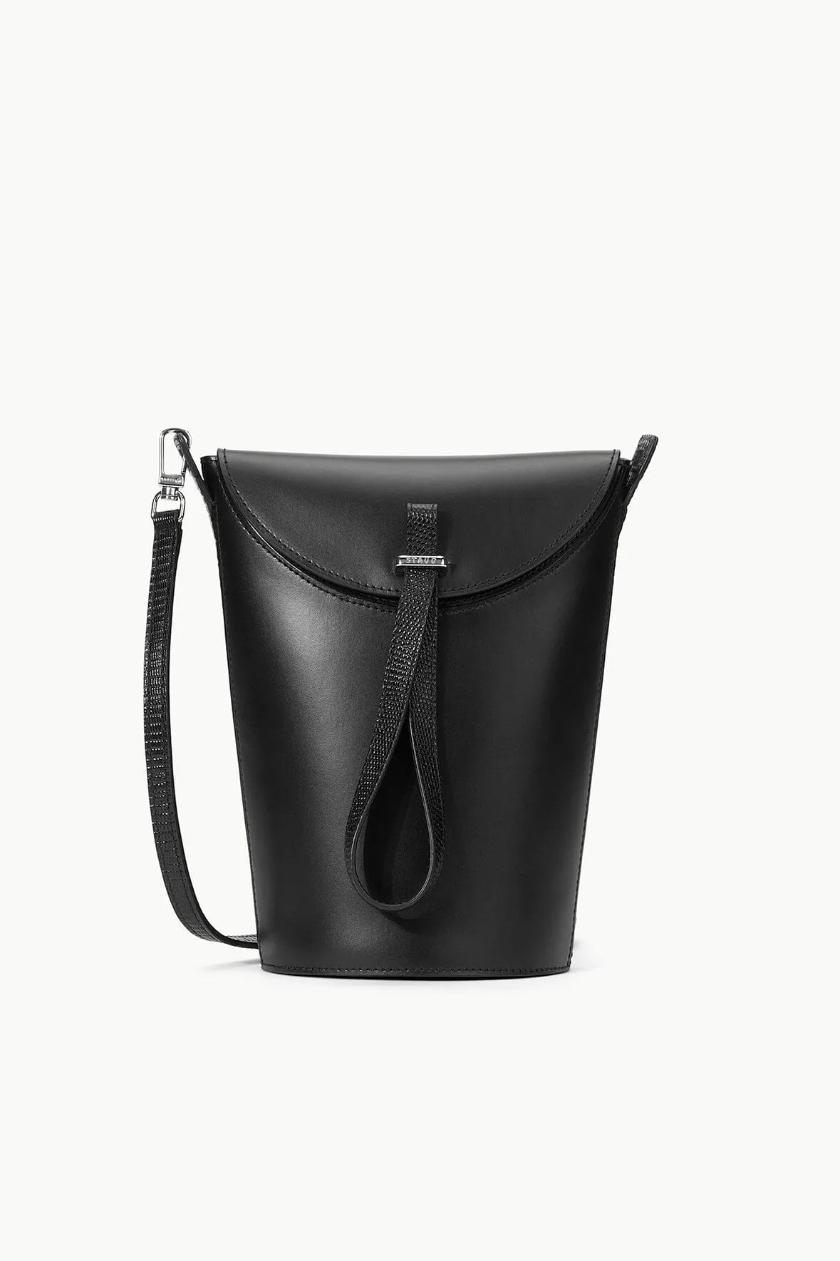 PHOEBE CONVERTIBLE BUCKET BAG | BLACK