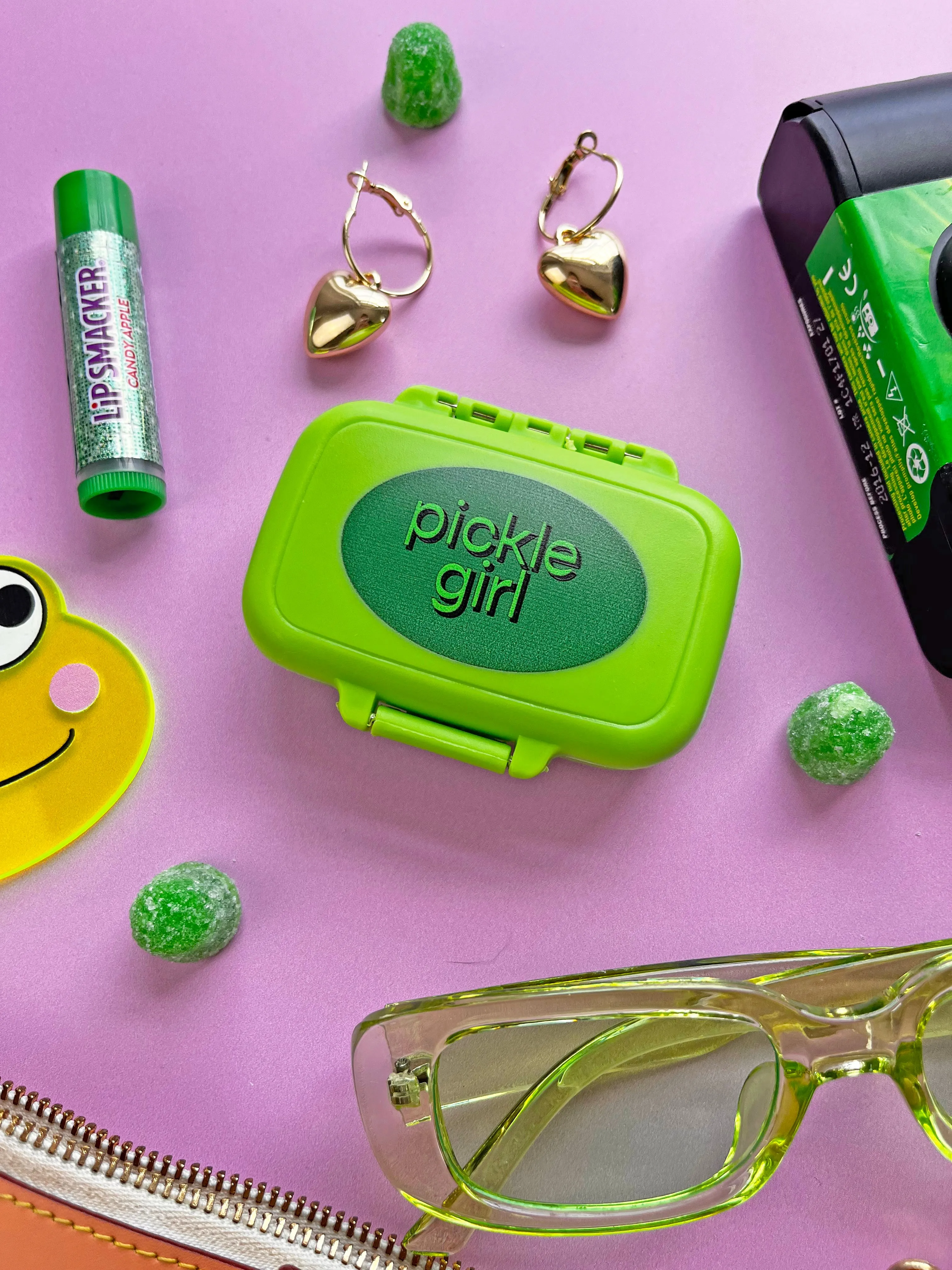 Pickle Girl Pill Case