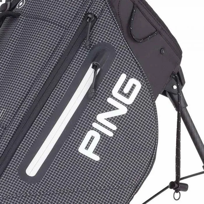 Ping Hoofer Craz-E Lite Stand Bag - Black/White