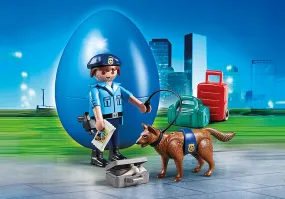 Playmobil Egg Policeman with Dog