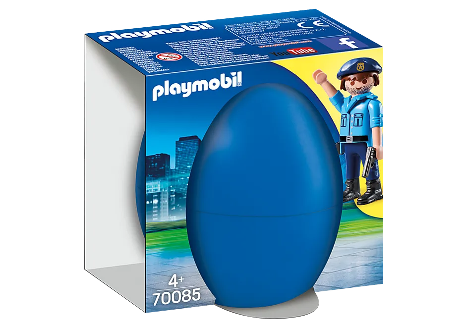 Playmobil Egg Policeman with Dog