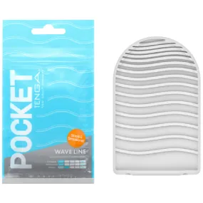 Pocket Tenga Disposable Masturbation Sleeve - Wave Line