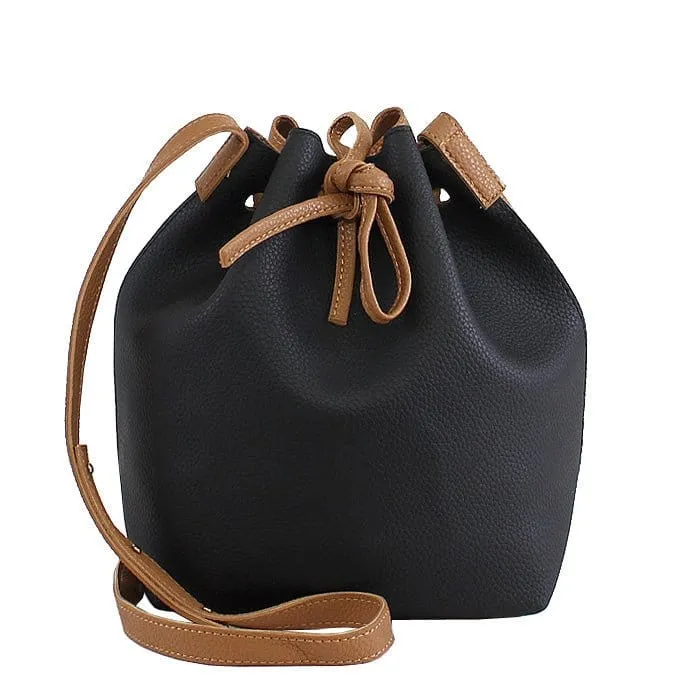 PPC5224 Two Tone Bucket Crossbody Bag