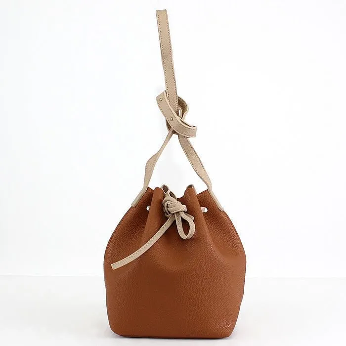 PPC5224 Two Tone Bucket Crossbody Bag