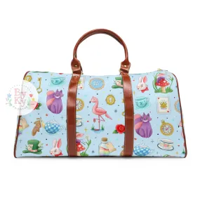 PREORDER: Adventures in Wonderland Waterproof Duffle Bag