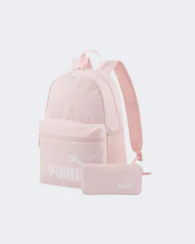 Puma Phase Backpack Women Lifestyle Bag Chalk Pink