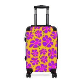 Purpleflower on Gold - Cabin Suitcase