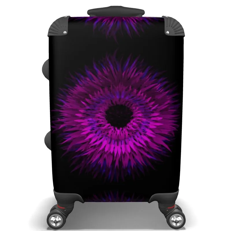 "Floral Glitch" Luggage