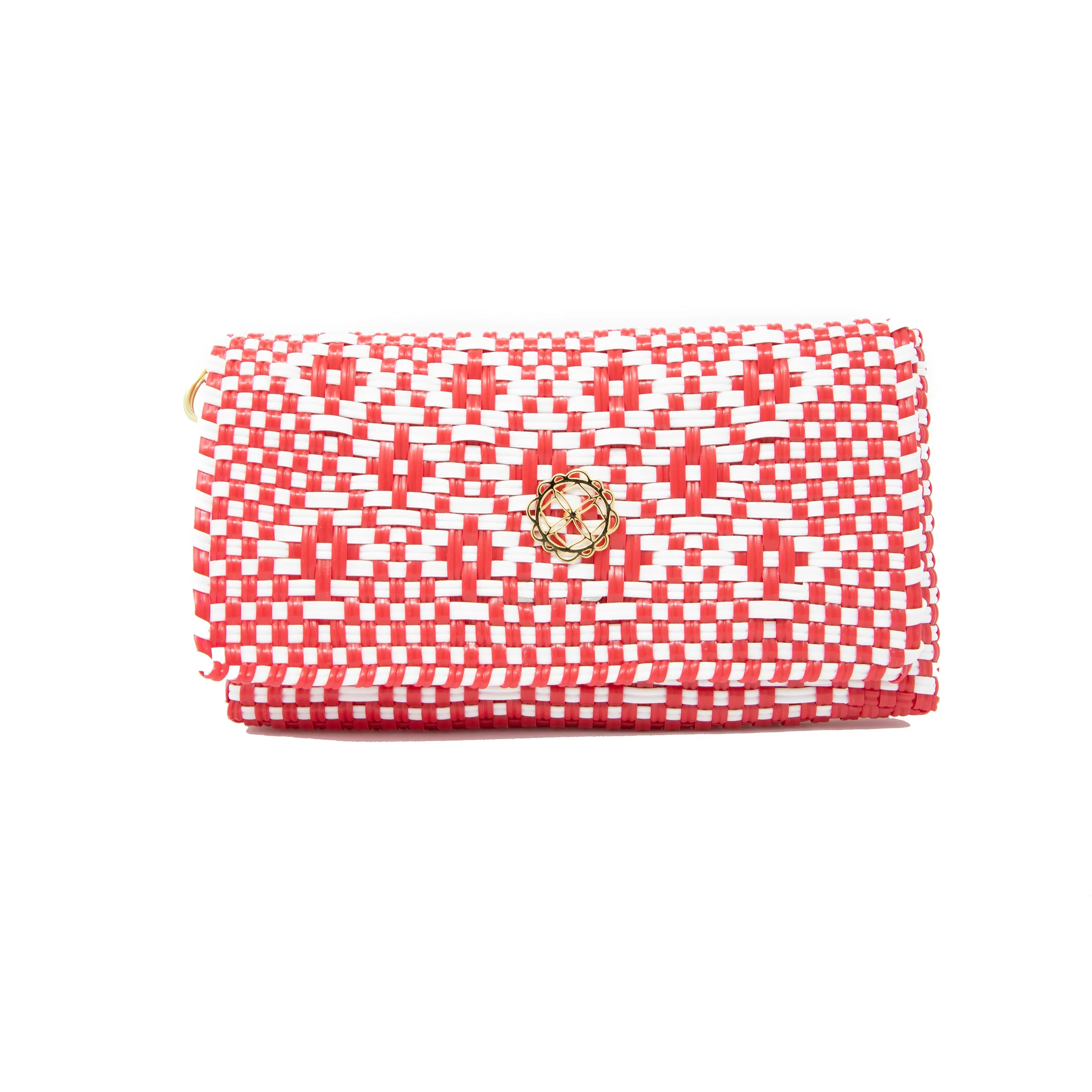 RED AZTEC CLUTCH