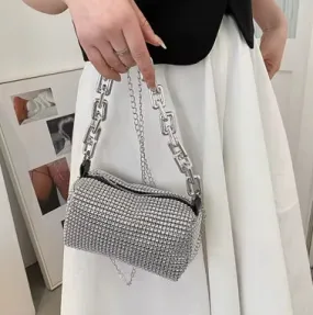 Rhinestone Bucket Bag