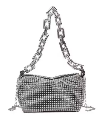 Rhinestone Bucket Bag